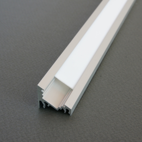 Blende 2m inkl LEDsikon® LED Profil Aluminium Eckprofil Set CORNER 27mm 