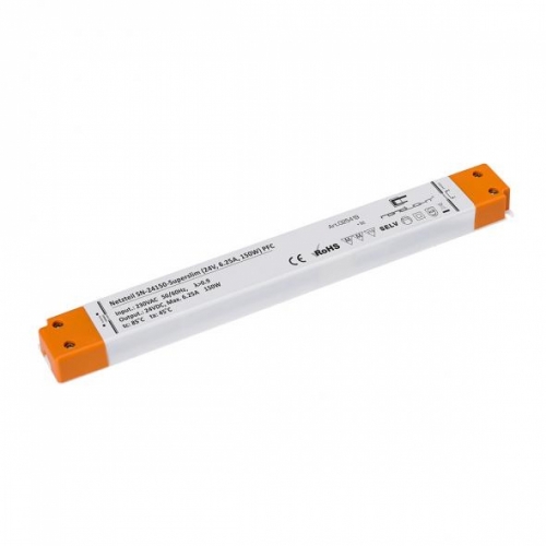 LED Netzteil LSN-superslim-24150 (24V, 6.25A, 150W) PFC