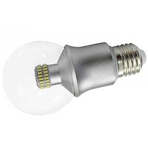 LED-Leuchte in Kugelform E27-G60? 6W, klare G-A, ww