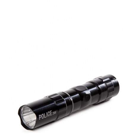 LED Outdoor Taschenlampe 3W schwarz (300Lm, IP67)