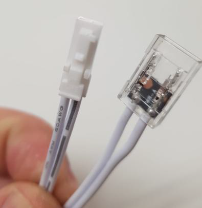 LED Verbinder mit MINI-Stecker COB Connector 50cm Kabel (10mm, IP20)