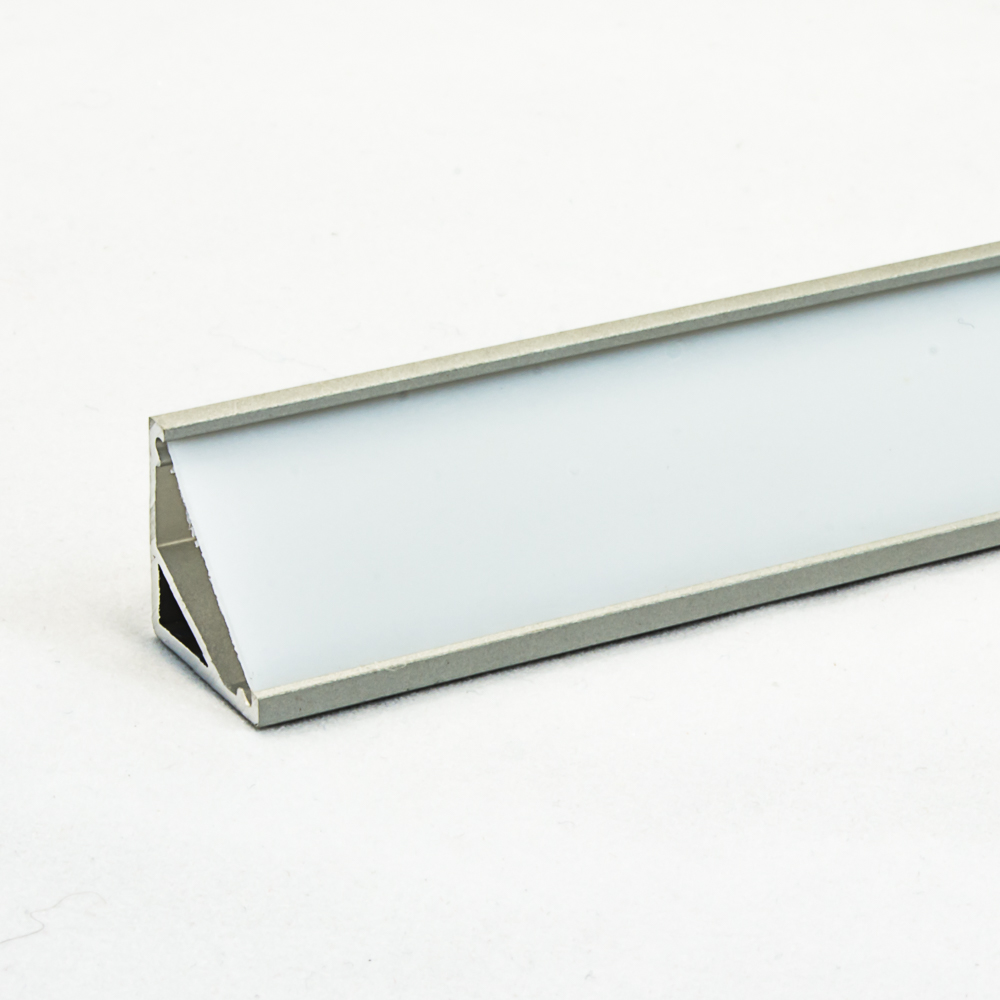 LED Aluminium Eckprofil Set CABI 12mm (2m) eloxiert inkl. Blende