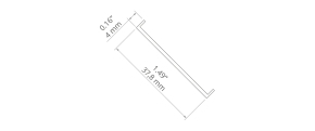 Abdeckung KOPRO-38-2000, flach, diffus/milchig/opal