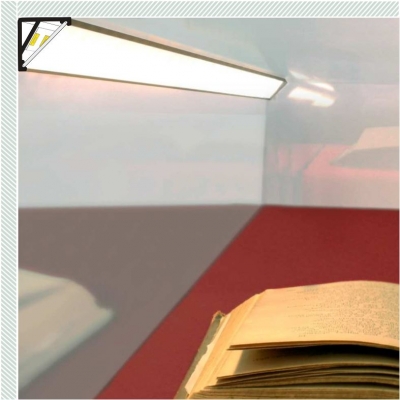 LED Aluminium Eckprofil Set CABI 12mm (2m) eloxiert inkl. Blende (klar/transparent) und Endkappen für LED-Streifen/indirekte Beleuchtung