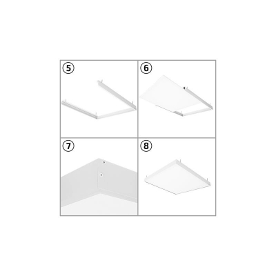 Anbaurahmen ARU-RE60120 AW, weiß (60x120cm)